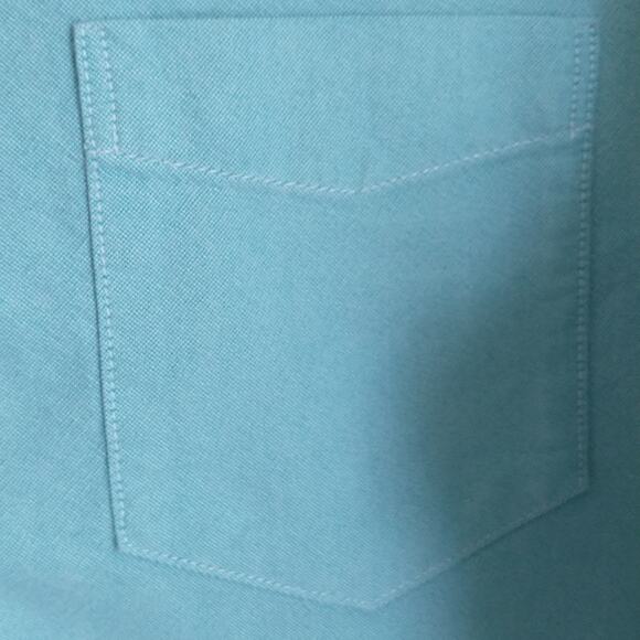 American Eagle Outfitters Button Down Shirt Men's XL Blue Long Sleeve Cotton - Picture 5 of 14